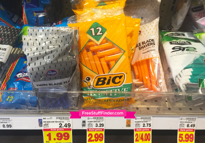 FREE Bic Disposable Razors at Kroger