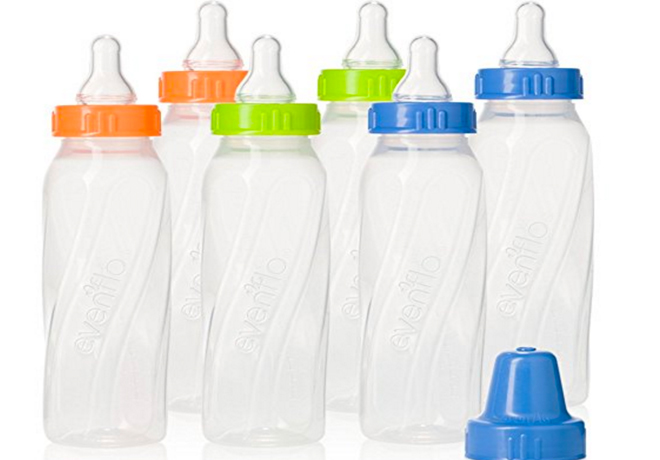 $4.60 (Reg $11) Evenflo 12-Pack Baby Bottles