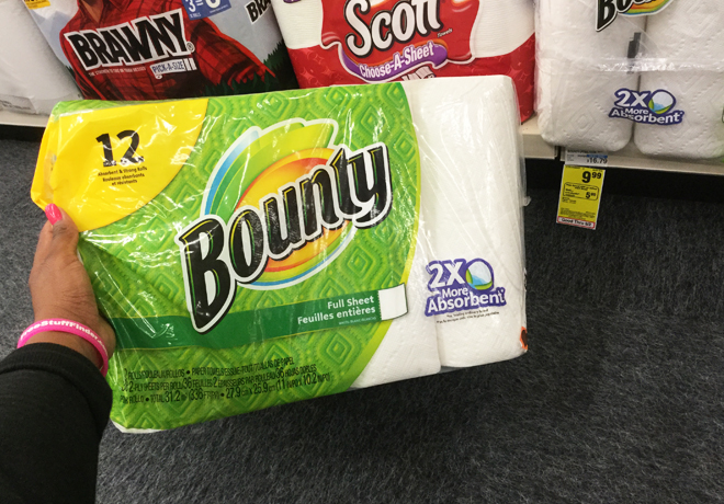 $6.49 (Reg $16.79) Charmin Bath Tissue & Bounty Paper Towels at CVS