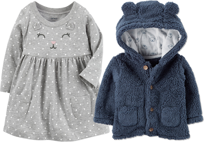 Up to 50% Off Carter's Baby Apparel + Extra 20% Off (Save on Pajamas, Jackets & More!)