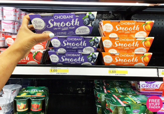 $0.41 (Reg $1.57) Chobani Smooth Yogurt 2-Pack at Target