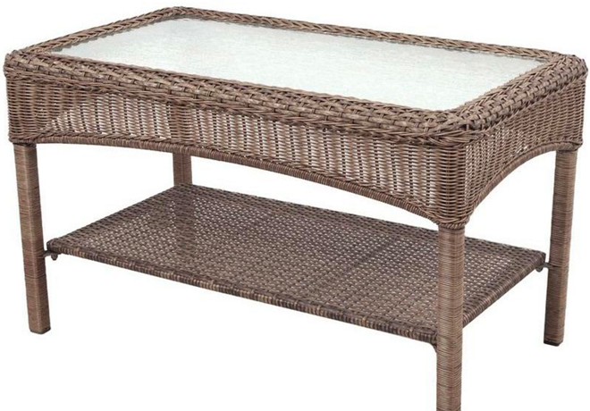 $32.25 (Reg $129) Wicker Patio Coffee Table + FREE Shipping