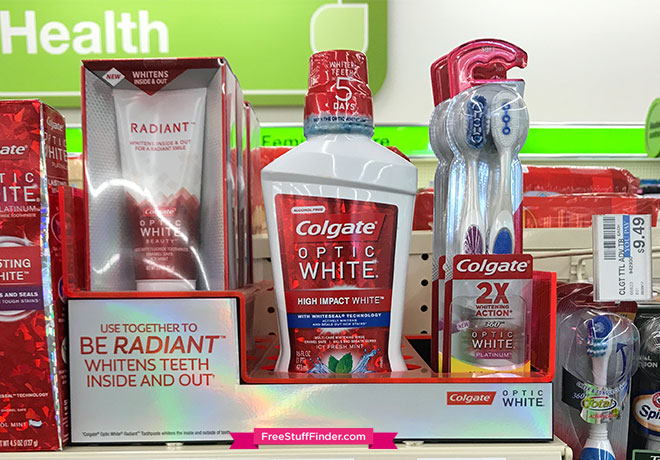 $1.92 (Reg $7.99) Colgate Optic White Rinse at CVS