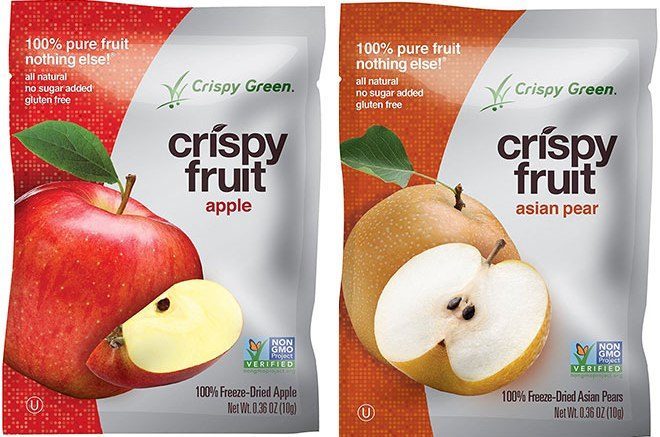 $0.83 per Pack Crispy Green Freeze Dried Fruits + FREE Shipping