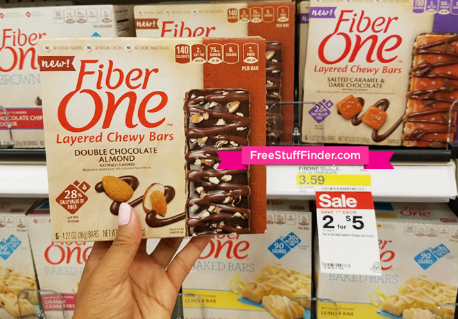 $1.50 (Reg $4) Fiber One Layered Chewy Bars at Target (Print Now!)