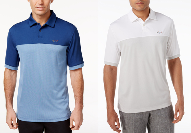 *HOT* $6.96 (Reg $55) Greg Norman Men's Performance Polo Golf Shirt