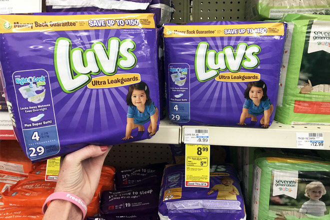 $6.32 (Reg $10) Luvs Diapers Jumbo Pack at CVS