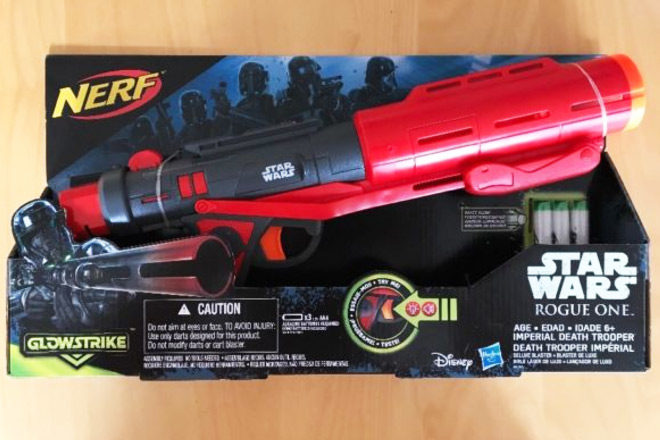 *HOT* $13.49 (Reg $40) Nerf Star Wars Rogue One Imperial Death Trooper Deluxe Blaster
