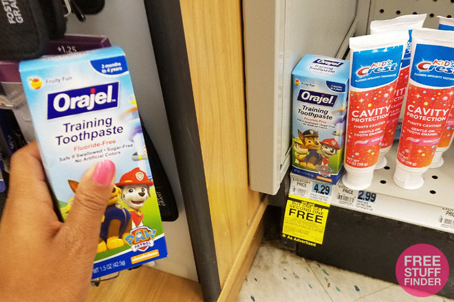 $0.64 (Reg $4.29) Orajel Toddler Toothpaste at Rite Aid (Print Now!)