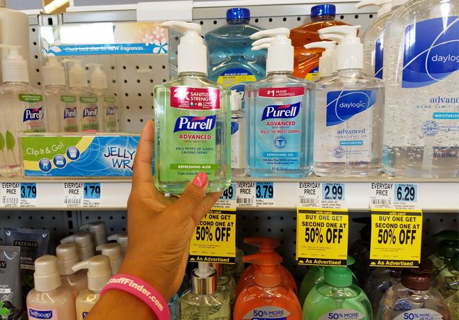 $0.54 (Reg $3.79) Purell Hand Sanitizer at Rite Aid