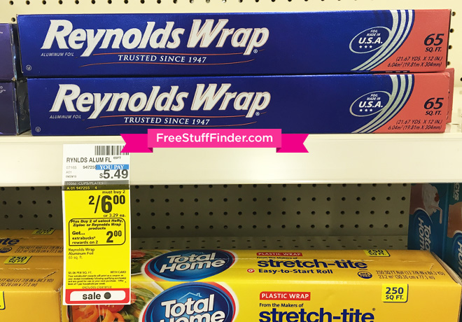 $1.25 (Reg $5.49) Reynolds Aluminum Foil at CVS (Print Now!)