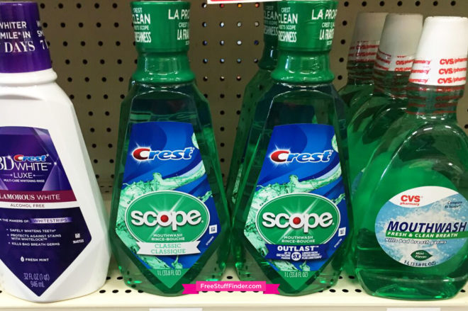 *HOT* $0.49 (Reg $4.99) Scope Mouthwash at CVS