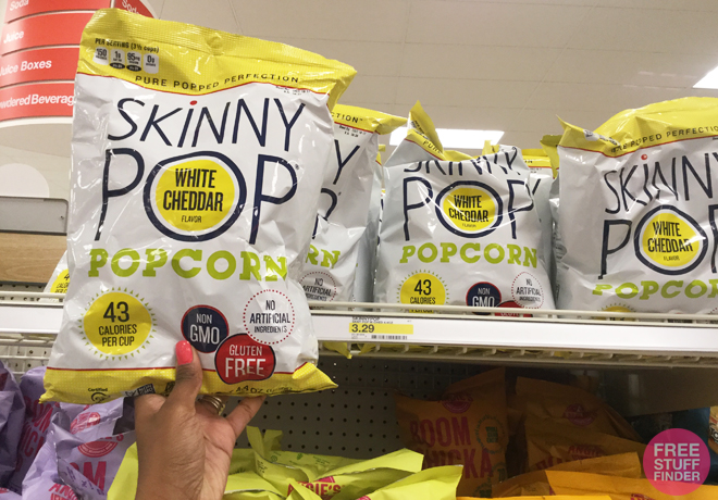 $1.63 (Reg $3.29) SkinnyPop Aged White Cheddar Popcorn at Target (Today Only!)