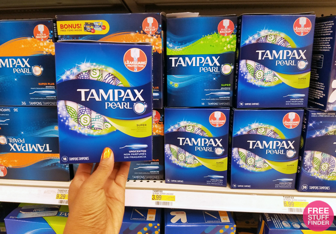 $2.49 (Reg $4) Tampax Pearl Tampons at Target (Print Now!)