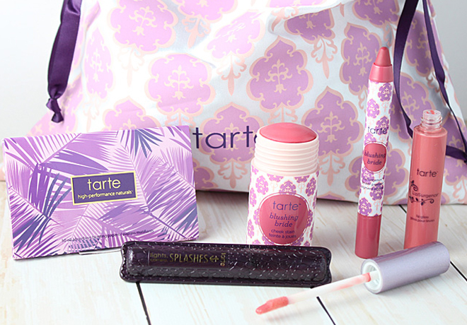 *HOT* $39 ($105 Value) Tarte Blushing Bride Wedding Day Essentials Set