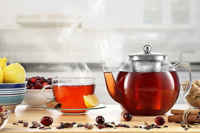 *HOT* $10 (Reg $20) Glass Tea Pot with Tea Infuser