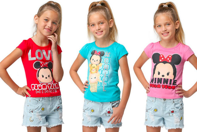 *HOT* $2.10 Disney Tsum Tsum Kids' and Toddlers' Tees + FREE Shipping