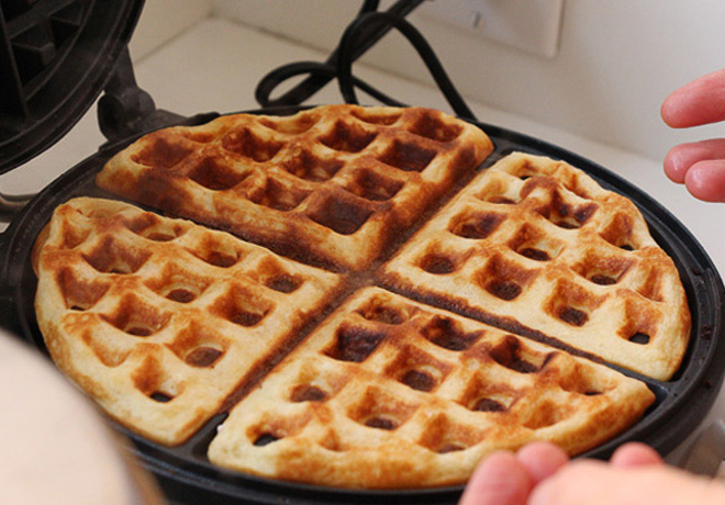 $8.33 (Reg $19) Westinghouse Stainless Steel Waffle Maker