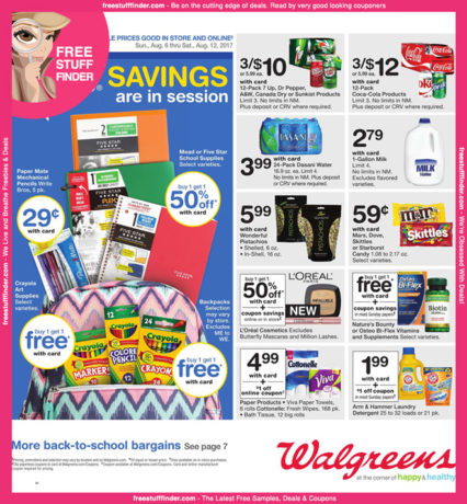 *HOT* Walgreens Ad Preview (Week 8/6 – 8/12)