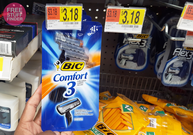 $0.18 (Reg $3.18) BIC Comfort 3 Disposable Razors at Walmart