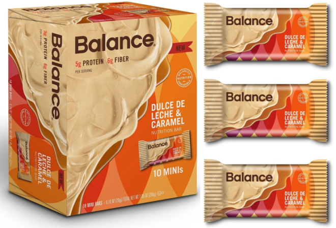 $2.11 Balance Bar Minis 10-Count Box + FREE Shipping ($0.21 Per Mini Bar!)
