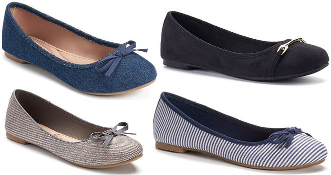 *HOT* $13.33 (Reg $30) SO Women's Ballet Flats + FREE Pickup