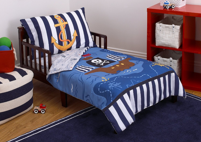 *HOT* $16.20 (Reg $45) Little Tikes 4-Piece Pirate Bedding Set + FREE Shipping
