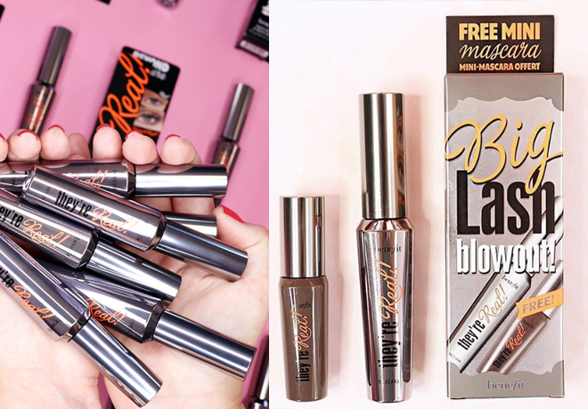 *HOT* $14 (Reg $24) Benefit Cosmetics They're Real Mascara Duo + FREE Shipping