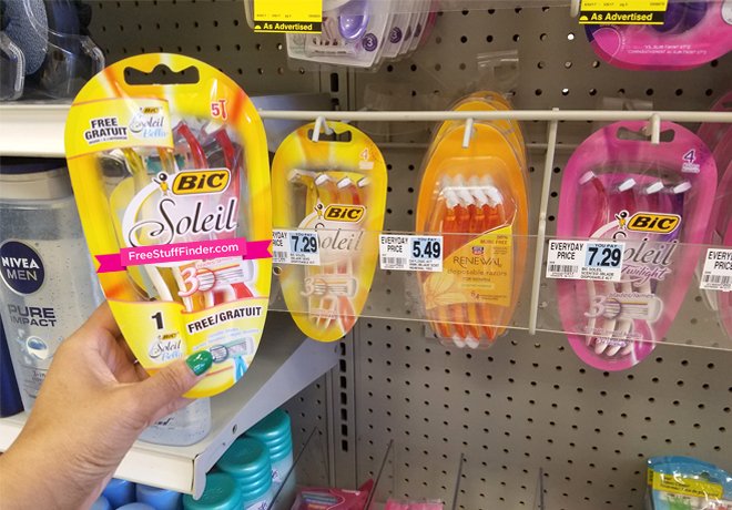 *HOT* $1.29 (Reg $7.29) Bic Soleil Disposable Razors at Rite Aid (Print Now!)