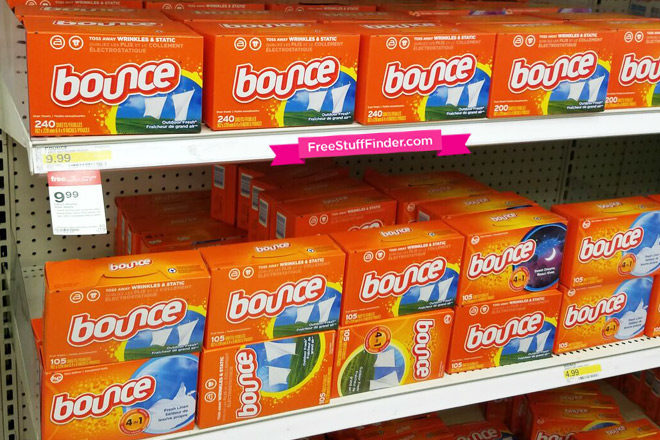 $5.49 (Reg $10) Bounce Dryer Sheets 240ct at Target