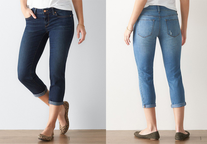 *HOT* $11.99 (Reg $40) Women's Capri Jeans