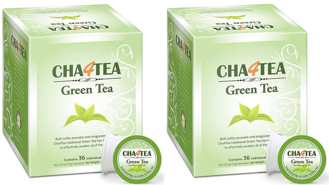 FREE Cha4TEA Green Tea K-Cups 36-Pack with select Cha4TEA Products Purchase