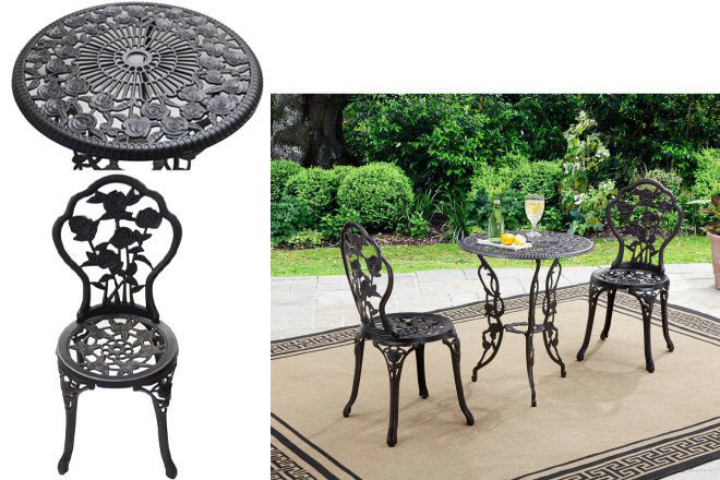 $65.34 (Reg $129) Better Homes & Gardens Rose 3-Piece Bistro Set + FREE Shipping