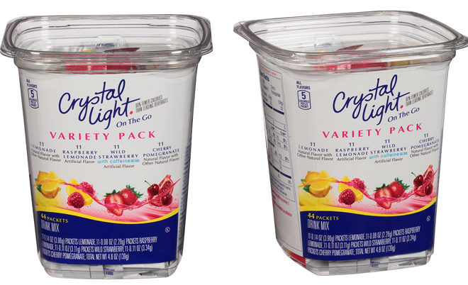 $5.59 Crystal Light Drink Mix 44-Count + FREE Shipping
