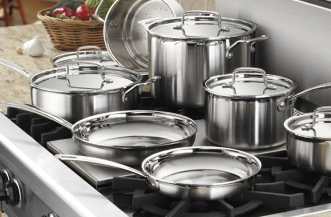 *HOT* $139 (Reg $300) Cuisinart 8-Piece Cookware Set + FREE Shipping (Today Only)