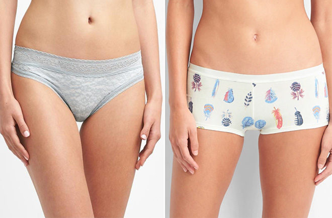 *HOT* $6 (Reg $12.50) Women's Panties at GAP + FREE Shipping (Today Only!)