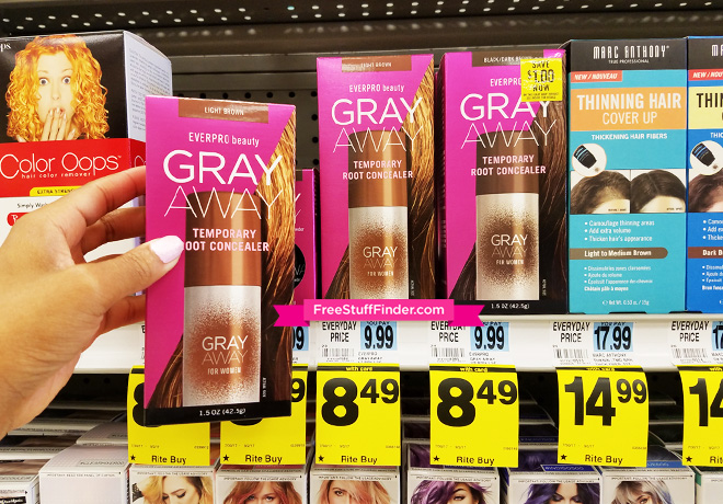 *HOT* $0.99 (Reg $10) Everpro Gray Away Temporary Root Concealer at Rite Aid