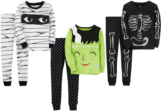 *HOT* $6 (Reg $20) Halloween Glow-In-The-Dark Pajama Sets + FREE Shipping