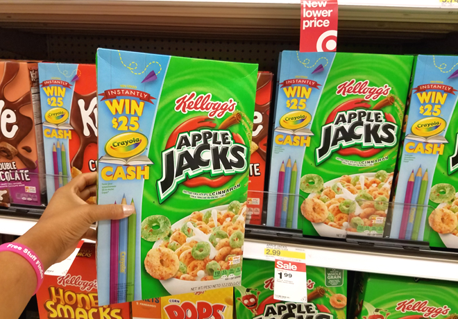 *HOT* $1.39 (Reg $3) Kellogg’s Cereals at Target