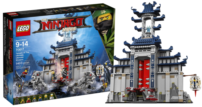 $80 (Reg $100) LEGO Ninjago Temple Kit + FREE Shipping (Best Price EVER!)