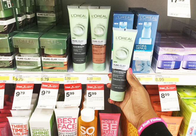 $2.49 (Reg $6) L'Oreal Pure Clay Cleansers at Target