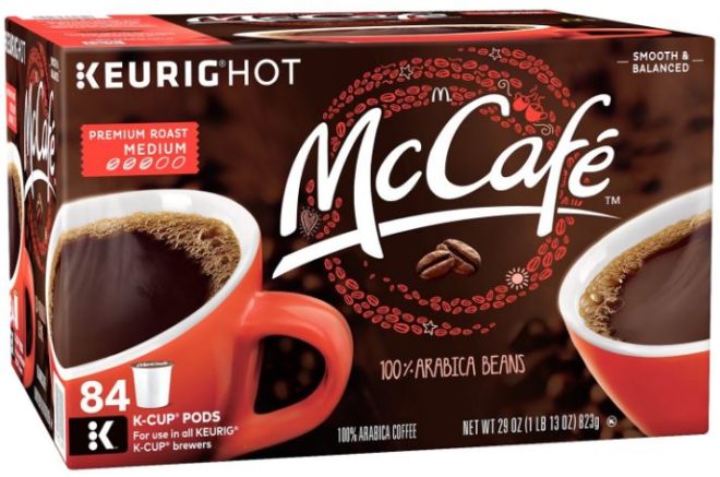 $0.34 Per K-Cup McCafe Premium Roast Coffee + FREE Shipping