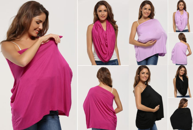 *HOT* $4.80 (Reg $16) Portable Breastfeeding Nursing Scarf + FREE Shipping
