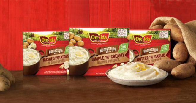 $1.29 (Reg $4) Ore-Ida Mashed Potatoes at Target