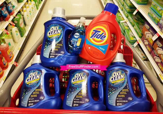 *HOT* $2.14 (Reg $10) OxiClean Detergent at Target + FREE Dawn Dish Liquid