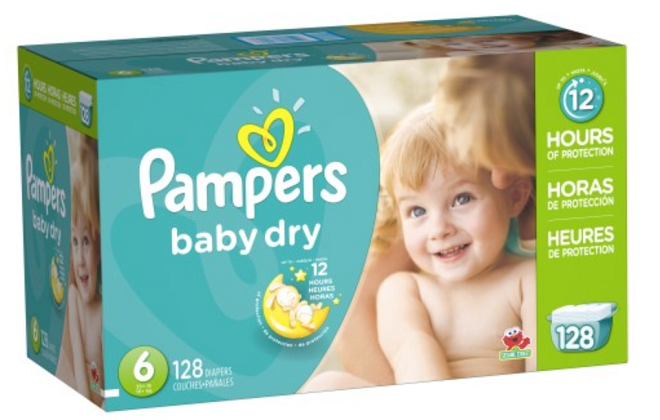 *HOT* $24.85 (Reg $47) Pampers Baby Dry Diapers 128-Count + FREE Shipping