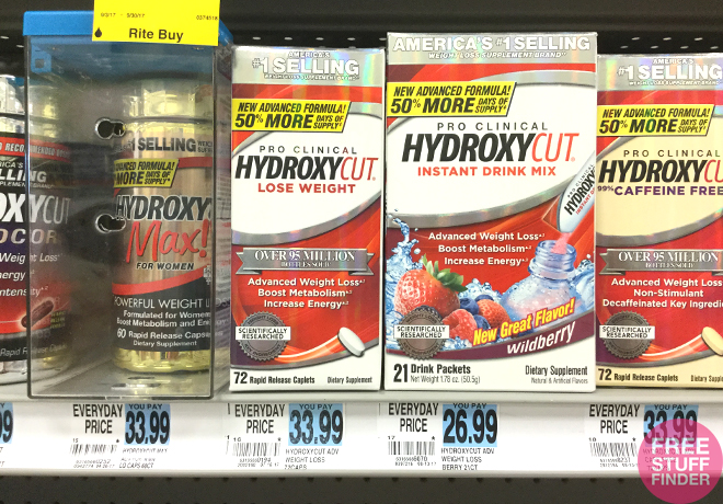 $17.99 (Reg $27) Hydroxycut Instant Drink Mix at Rite Aid