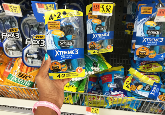 $2.68 (Reg $5.68) Schick Xtreme3 Disposable Razor Pack at Walmart (Print Now!)