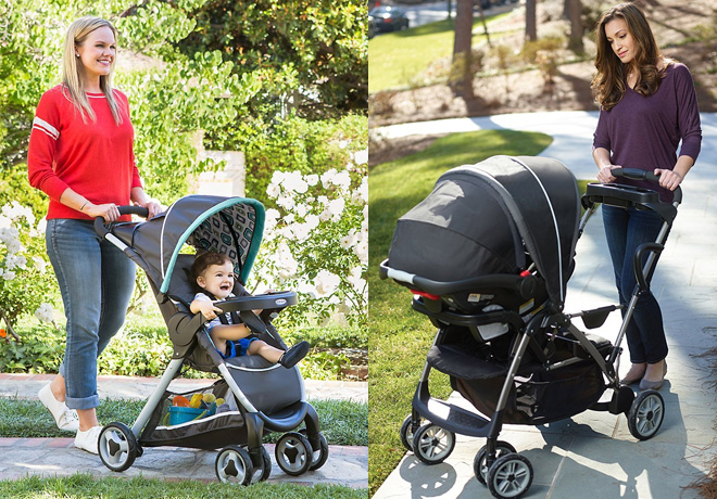 $109.99 (Reg $200) Graco FastAction Click Connect Travel System + FREE Shipping