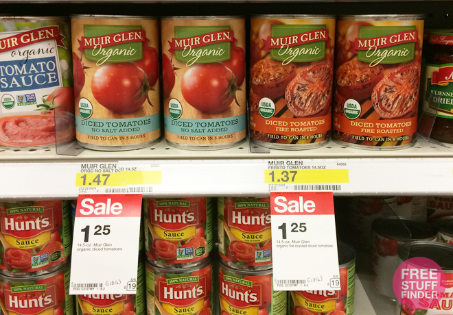 $0.75 (Reg $1.47) Muir Glen Diced Tomatoes at Target